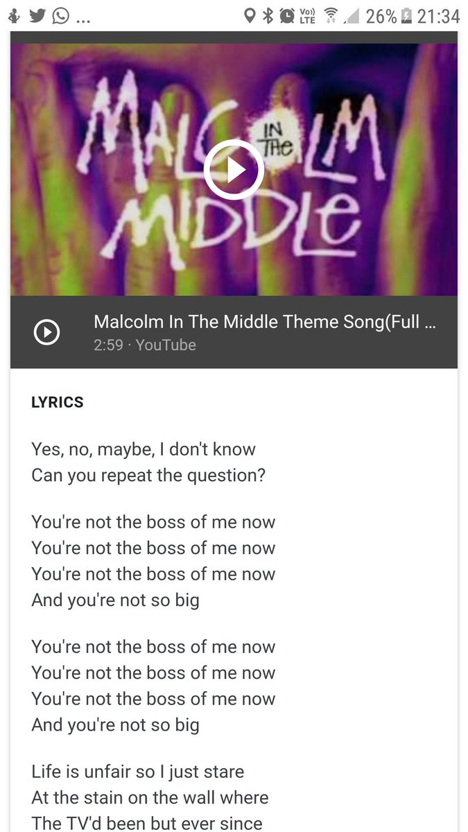 Angry Chef On Twitter Were You Just Typing Out The Lyrics To The Malcolm In The Middle Theme Tune We've found 842 lyrics, 23 artists, and 9 albums matching malcolm. angry chef on twitter were you just