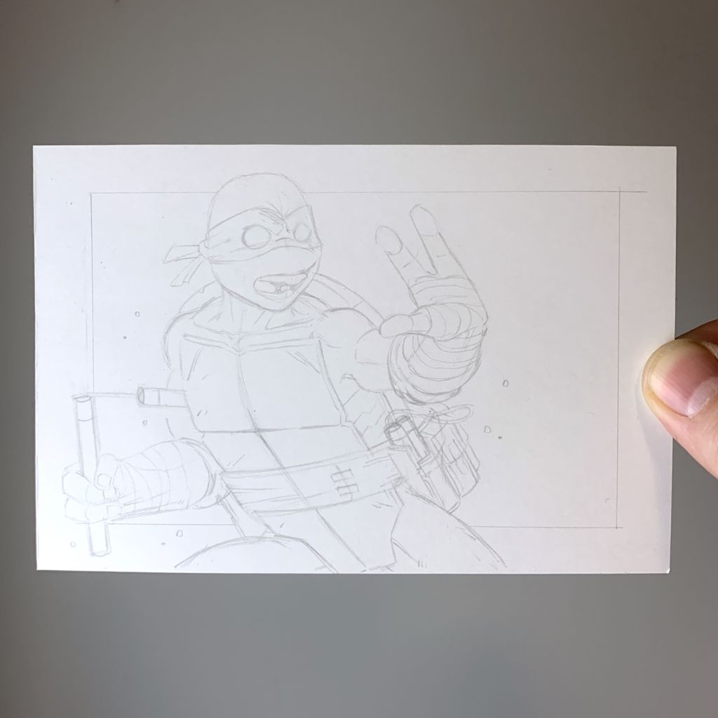 Working on DAY 4 of DAILY DRAW FEBRUARY- MICHELANGELO!  🐢🐢🐢🐢

Enter for your chance to win the final original art for this sketch over on my Instagram page! @ericgravelillustration
.
.
.
#DailyDrawFebruary #DailyDrawFebruary2019 #ddf #ddf2019 #giveaway #artgiveaway