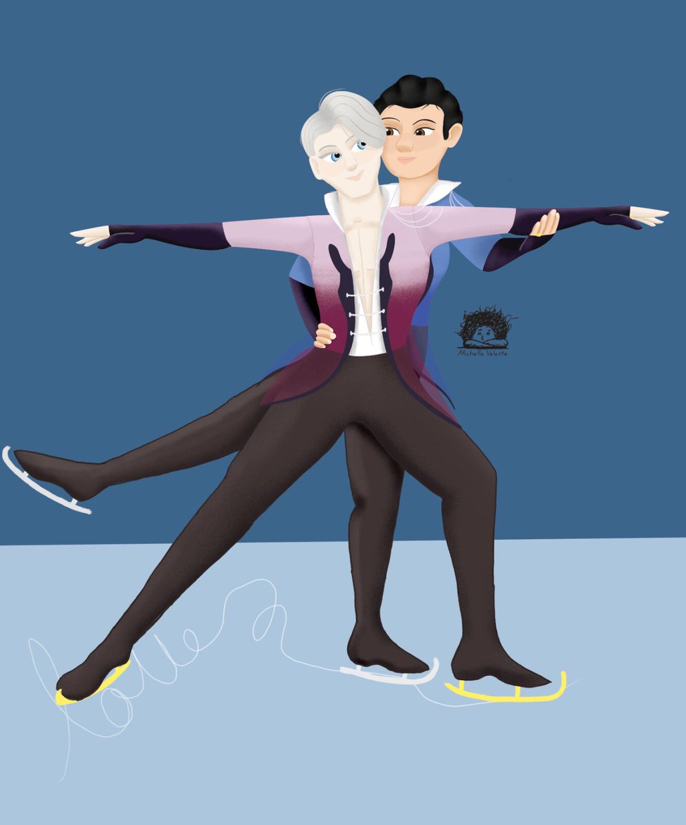 ArtValenta's tweet photo. Day 4~ Yuri and Victor. ❤️ #14daysoflove #14daysoflove2019 #illustration #illustrator #artchallenge #fanart #yurionice #yurikatsuki #victornikiforov #digitalart #photoshop #art https://t.co/wXGF90EfDF