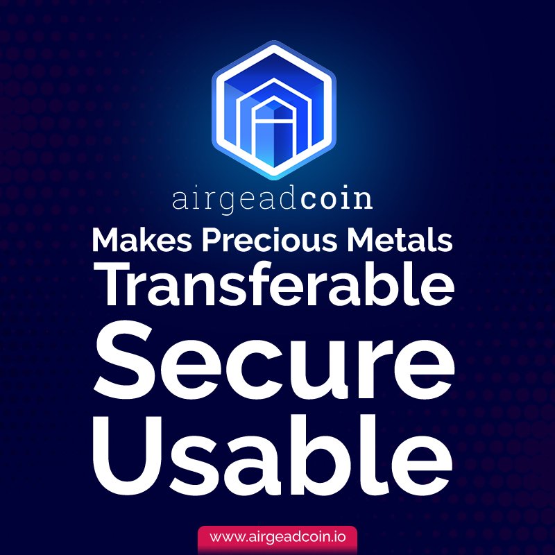 We allow a true certified numismatic coin to be split up into a number of #Airgead #Coins.. In this way you can invest or profit easily
TOKEN SALE IS LIVE! airgeadcoin.io
#Bitcoin #ethereum #blockchaintechnology #ICO
