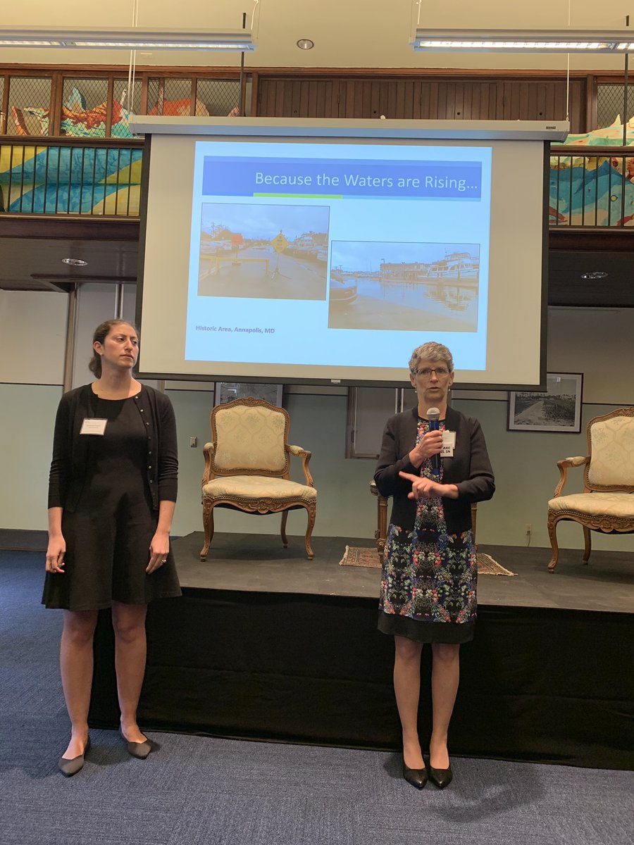 AndrewSPotts's tweet photo. What (are)(will be) your org’s 1st climate action steps? Lots of great ideas from @EnvirandClimate’s Sarah Sutton (@greenmuseum) &amp; Stephanie Shapiro at #HistoricHouseSummit + powerful call for US cultural institutions to support the ambitions of the #ParisAgreement. #WereStillIn https://t.co/Iujb73djsD