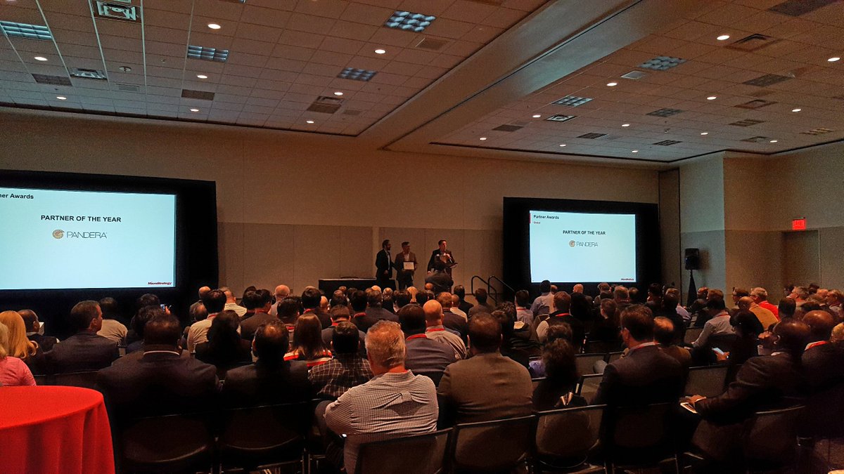 MicroStrategy's tweet photo. Congratulations to @MicroStrategy Partner of the Year Award winner @PanderaSystems #analytics19 https://t.co/9Dv9dzEszN