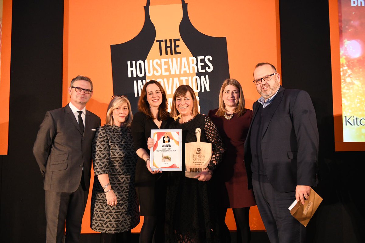 Huge congratulations to <a href="/LakelandUK/">Lakeland</a> for winning Britain’s Best Multiple Housewares Retailer Award (sponsored by <a href="/Kitchencraft/">KitchenCraft</a>)! #HousewaresInnov