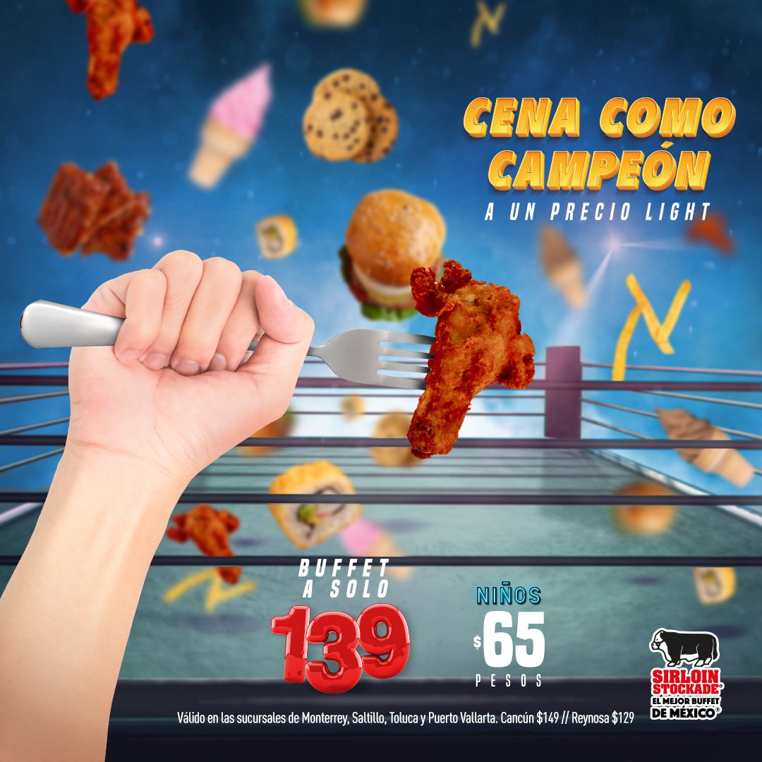 Total 90+ imagen precio de buffet sirloin stockade linda vista