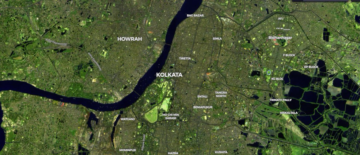 ashimmitra's tweet image. #Sentinel2 captured clear sky view of 'City of Joy' #Kolkata along with #Sundarbans, a mangrove area in the delta formed by the confluence of #Ganges, Brahmaputra and Meghna Rivers in the #BayofBengal on 02/01/19. 

@CopernicusEU @annamaria_84 #WestBengal #India @Pierre_Markuse