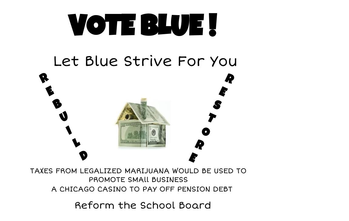 CandidateBlu's tweet photo. #BrooksMockElection
@CPSCivicLife 
@GBrooksHS https://t.co/5DJWKPf30i