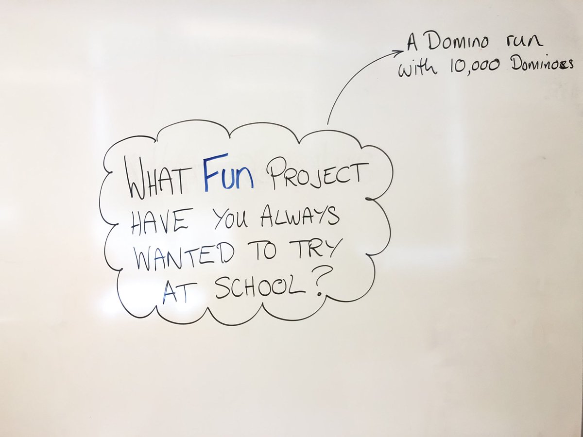 AISLearns's tweet photo. What “Fun” project have you always wanted to try at school?  #lunchroomlearning #edchat #edtech #edtechteam @CarineBouton @fredatlanta via @shaunyk https://t.co/Zo3BsfgxNo