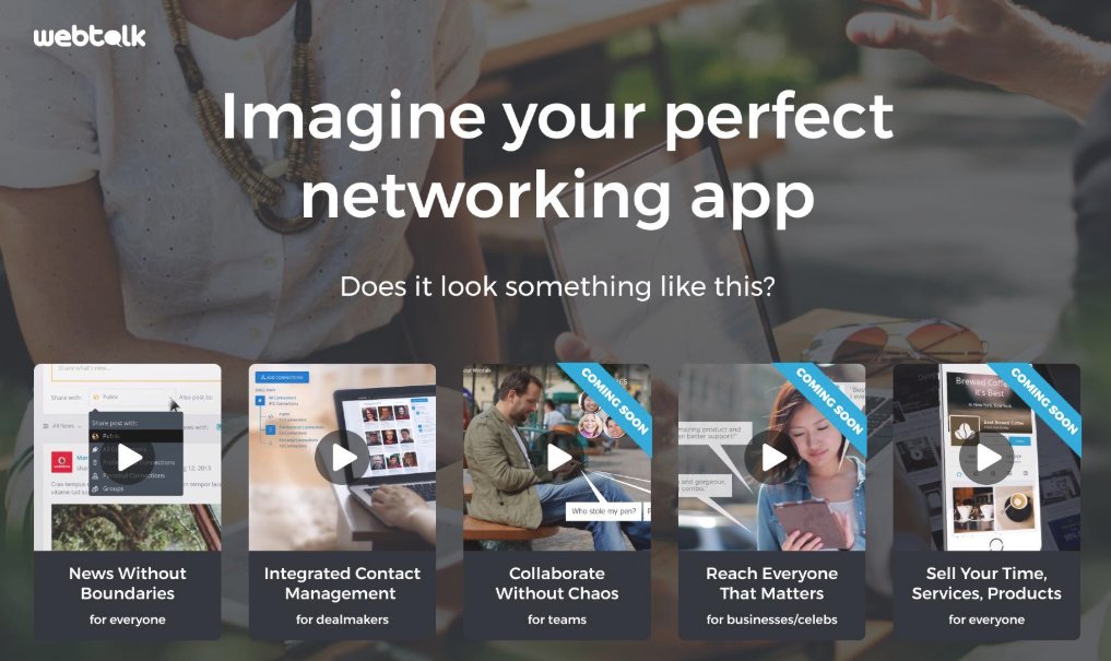 JoinWebtalk's tweet image. #Webtalk is the smartest way to manage your relationships and #business connections online. With comprehensive contact categories, you can manage the news you see and share. 

Goodbye social media, hello Webtalk! Join here today: bit.ly/2SwkX5F