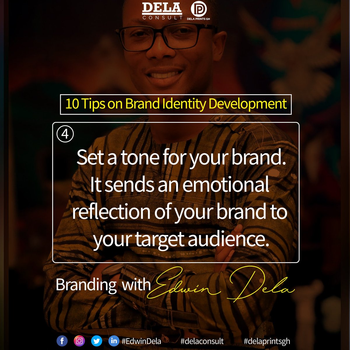 delaprintsgh's tweet photo. Set a tone for your brand. Let them feel a connection.
#brandstory #branddevelopment #brandidentity #startuptips #startupssuccess #branding #brandingtips #howtobrand #brandingwithedwindela #brandcoach #brandsstrategist #brandsexpert #edwindela #delaprintsgh #business #maketing https://t.co/K0APLCZYS1