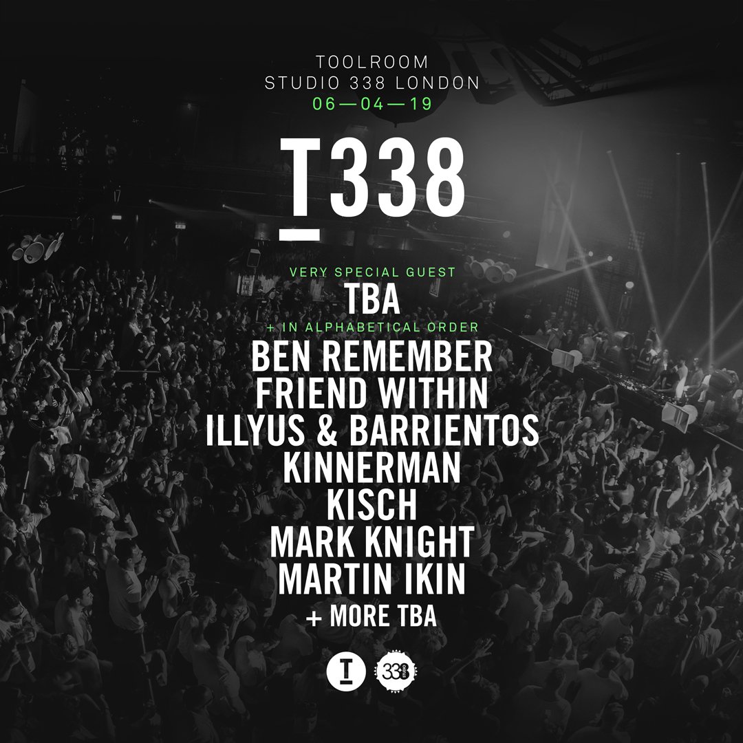 toolroomrecords's tweet photo. 🚨 LINE-UP ANNOUNCED! 🚨 
We can’t wait to return to @studio338  🚀 
+ a VERY special guest announced next week! ☝ 
Sign up for priority tickets: https://t.co/BHFZBEiJ35 https://t.co/zixAVC31Hg