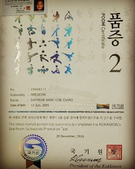 Gretche05442717's tweet image. Straight from Korea, 2nd poom World Certified #proudmom #takeyourfirststep #goals #lifetimecredentials