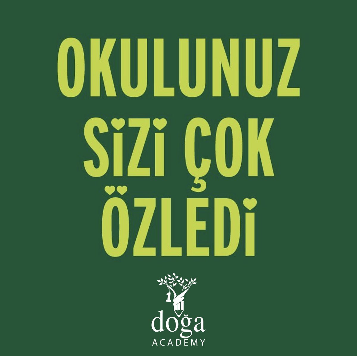 II. eğitim-öğretim döneminde tüm öğrenci ve öğretmenlere başarılar dileriz. Biz, yeni döneme tüm enerjimizle hazırız!
#DogaAcademy #YeniDönem #tatilbitti #başarı 
dogaacademy.com