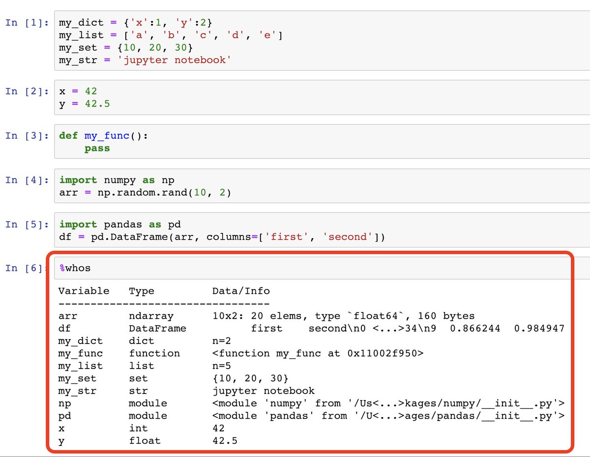 🔥 Jupyter Notebook tips