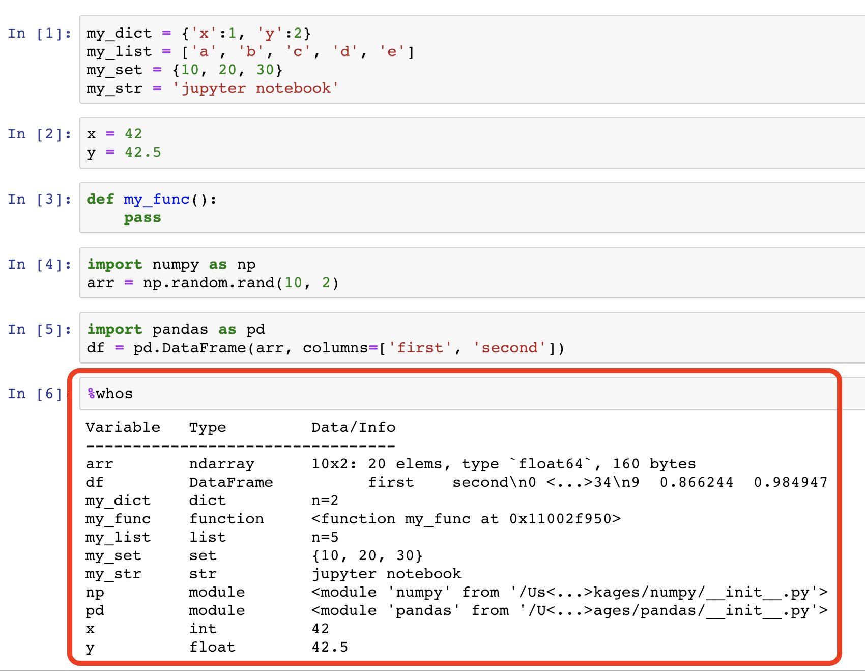 Kevin Markham on X: &ldquo;🔥 Jupyter Notebook tip: Need a quick listing 