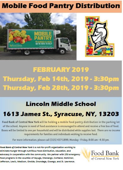 Peaceful Schools On Twitter Mobile Food Pantry Will Be At