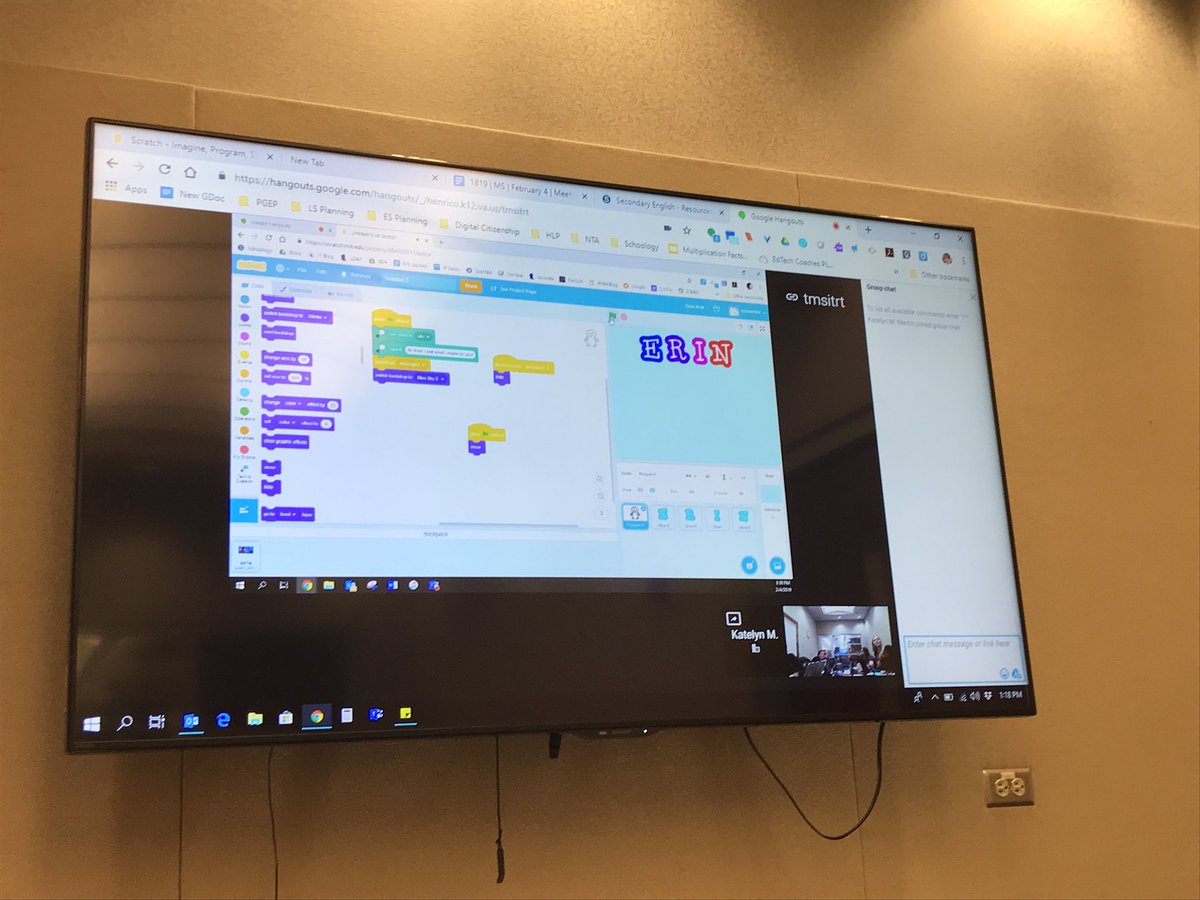 amnash's tweet photo. The @HCPS_Innovates middle school team is engaged in #lifeready learning by designing some #heartart with @scratch #QualityCharacter #deeperlearning #anywhereanytimelearing #coachaslearner https://t.co/R0UJR5RPvK