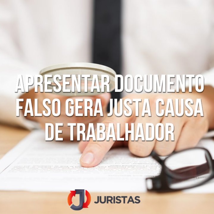 Juristas's tweet image. Um trabalhador foi demitido por ter apresentado certificado de escolaridade falso e omitido sua reprovação em curso de reciclagem para a empresa em que trabalhava.

- Veja:

s.ripl.com/peg9ee 

#documentofalso #justacausa #direitotrabalhista