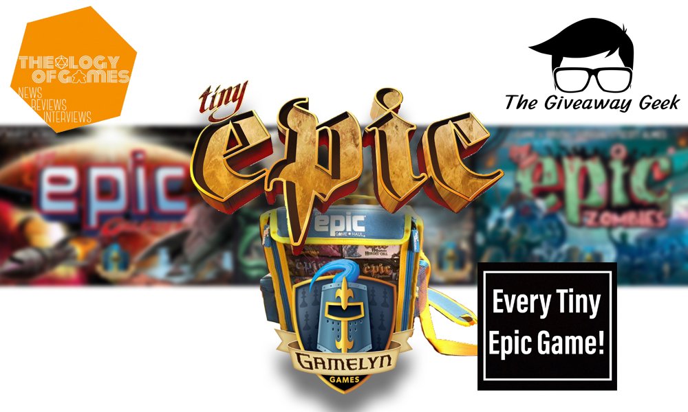 bgamegiveaway's tweet image. 📣New Giveaway📣
🚨 #ContestAlert 🚨

Enter to win Tiny Epic Game Haul #BoardGame #Giveaway by @TheologyofGames 
Open World Wide
Ends March 6, 2019
Enter here -&amp;gt; thegiveawaygeek.com/tiny-epic-game…

#sweepstakes #contest #sweeps #win #boardgamegiveaway #tgg #thegiveawaygeek #giveawaygeek