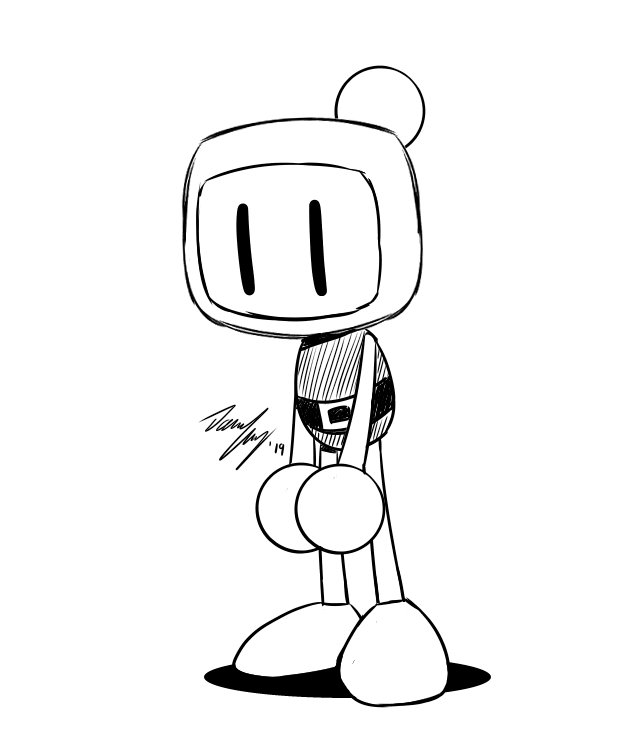 bomberman coloring pages