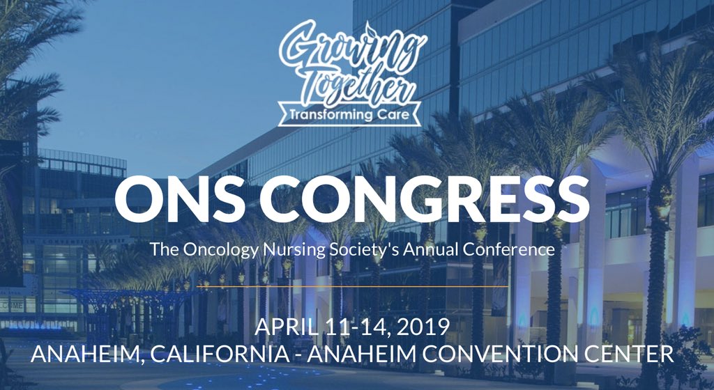 ClevelandCleONS's tweet photo. We have 20+ members heading to Anaheim for the 2019 ONS Congress. *BOOM*

Let us know if you’re attending, setting up a membership meet-up.

Want to know more about 2019 ONS Congress? Go to https://t.co/vtApBGY8vX https://t.co/7wDn1pJuU5