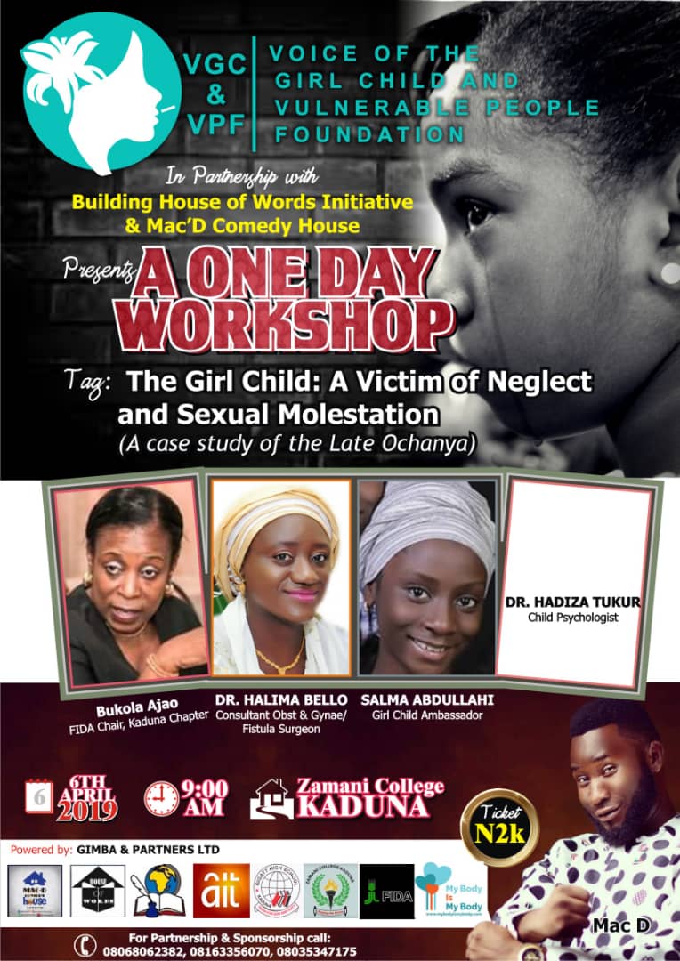 In this our contemporary society where crime and social injustice is on the increase it is important to protect the girl child, empower her and give her the love she deserves. COME LETS DISCUSS ON THE FUTURE OF OUR DAUGHTERS