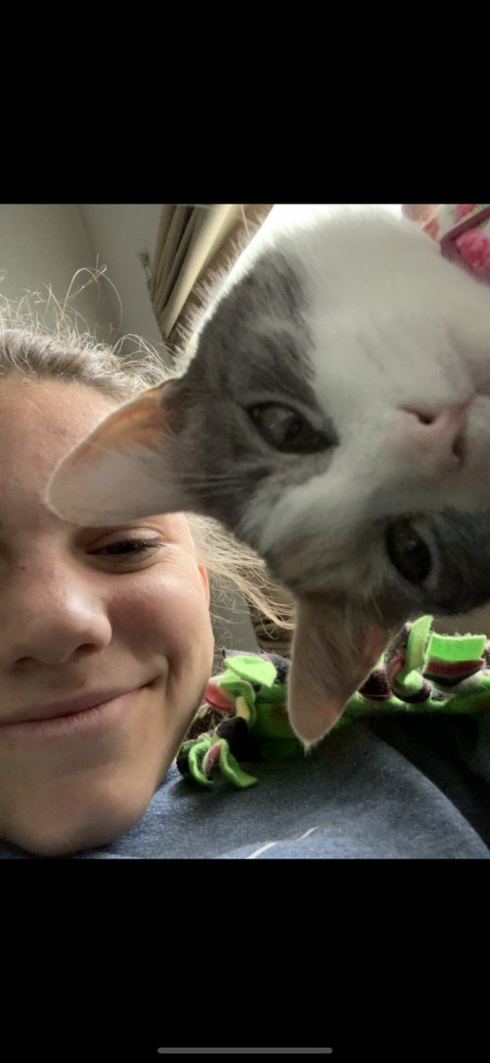 My cat loves to photobomb lol