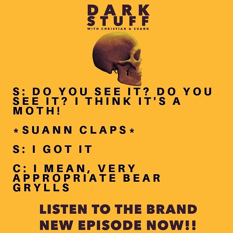 darkstuffwithCS's tweet photo. This week @SuannW_ &amp; @ChristianTMI tackle the great outdoors. From a mysterious disappearance of 5 athletes, to a litany of shocking survival stories, we are heading into the woods,&amp; we can only hope to make it out alive

https://t.co/kyXiyFpR3x
#podcast #darkstuff #podernfamily https://t.co/jmrZP9frTa