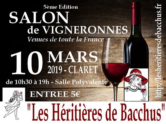 Bonjour à tous la 5eme Edition des Heritieres de Bacchus approche à grand pas alors prenez 2 minutes pour acheter vos places en ligne.
Et venez decouvrir toutes nos vigneronnes passionnées
 weezevent.com/5eme-salon-des…