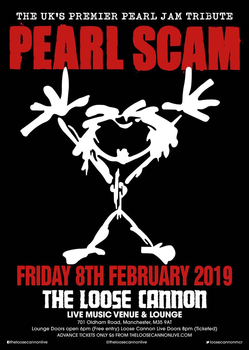 The Loose Cannon (@loosecannonmcr) on Twitter photo This Friday
<a href="/pearlscamband/">Pearl Scam</a> live at #theloosecannon #Manchester
701-709 Oldham road, M35 9AT
Tickets from theloosecannonlive.com 👉🏼 theloosecannonlive.com/event/pearl-sc… This Friday
<a href="/pearlscamband/">Pearl Scam</a> live at #theloosecannon #Manchester
701-709 Oldham road, M35 9AT
Tickets from theloosecannonlive.com 👉🏼 theloosecannonlive.com/event/pearl-sc…