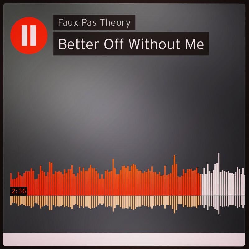 We’ve released a new song! 🥳Have a listen to Better Off Without Me on our soundcloud profile and let us know what you think!

m.soundcloud.com/fauxpastheory/…

#originalmusic #newmusic #indie #soundcloud #artist