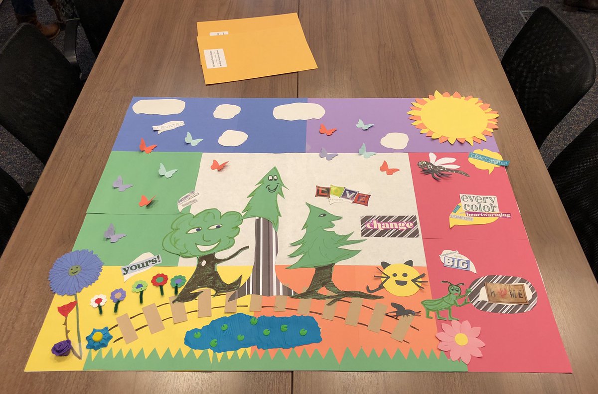 NWRESD_PL_Team's tweet photo. Our School Culture and Climate Network teams are learning about visions for their schools during a gallery walk this morning. @nwresd #plnetwork https://t.co/VvElNiIAmh