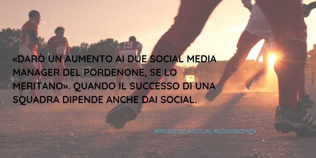 📌#conoscenza📖
«Darò un aumento ai due social media manager del #Pordenone, se lo meritano».
 Quando il successo di una squadra dipende anche dai social. 👇: processoaisocialmedia.blogspot.com/2019/02/social… 
#smm19 #processoaisocial #sapienzaroma #calcio