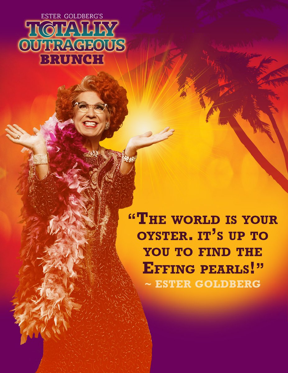 totallybrunch's tweet photo. Happy Monday! #Totallybrunch Quotes with Ester Goldberg!  🤯 Opening weekend - Feb 23! Let's Do brunch! https://t.co/llXiAW8VME