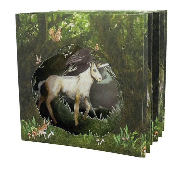 "Amelia creates handmade pop up cards, picture books, and shadow boxes, featuring illustration and digital collage. Her work is full of cute animals, weird monsters, and surreal stories.
To create the imagery, Amelia starts with a sketch, scans it, and t… bit.ly/2WGEh2J