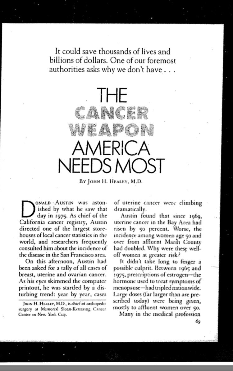 1992: Bernie’s 1st piece of signed legislation passes to create the National Program of Cancer Registries. Readers Digest says the law is “the cancer weapon America needs most.” All 50 states now run registries to help cancer researchers gain important insights. /15