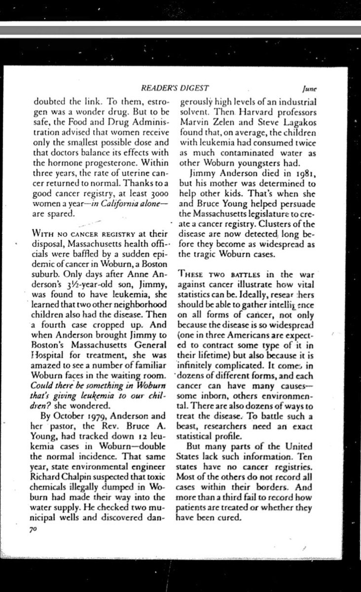 1992: Bernie’s 1st piece of signed legislation passes to create the National Program of Cancer Registries. Readers Digest says the law is “the cancer weapon America needs most.” All 50 states now run registries to help cancer researchers gain important insights. /15