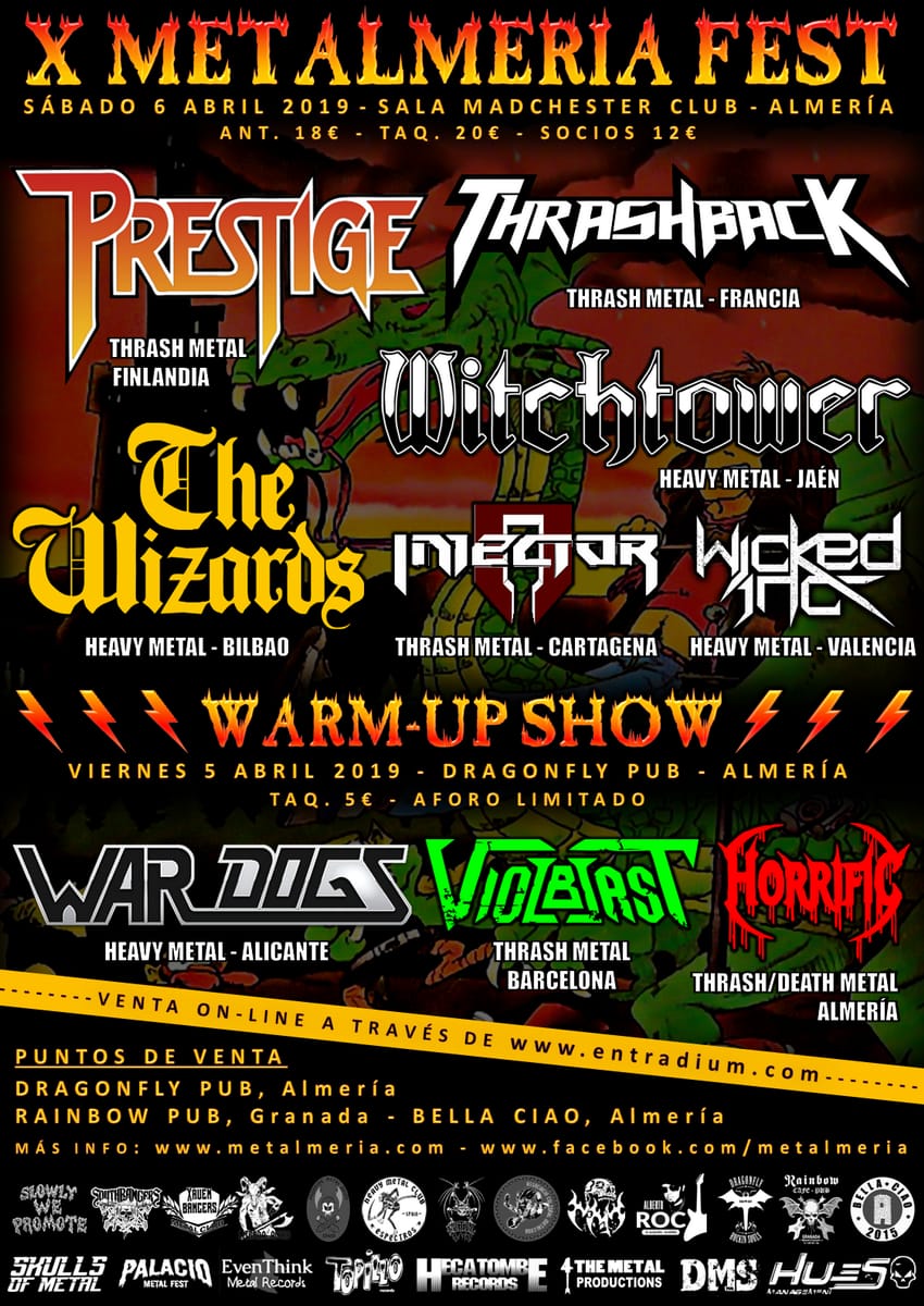 COMUNICADO.
Por motivos personales nos es imposible realizar el ultimo concierto que teniamos previsto el 6 de Abril
Agradecer enormemente a la Asociación Metalmeria haber contado con nosotros para esta edicion y lamentamos profundamente cualquier contratiempo causado al festival