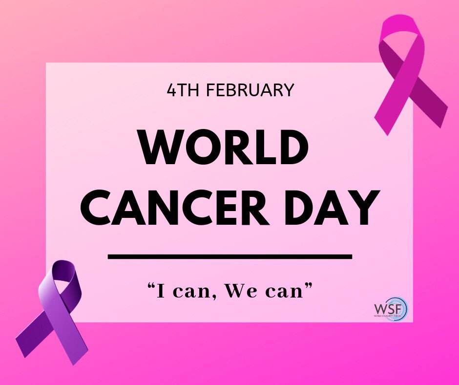 J_Stapelberg's tweet photo. Supporting #WorldCancerDay2019 • @WSF_org #ICanWeCan https://t.co/2whPQWP3dL