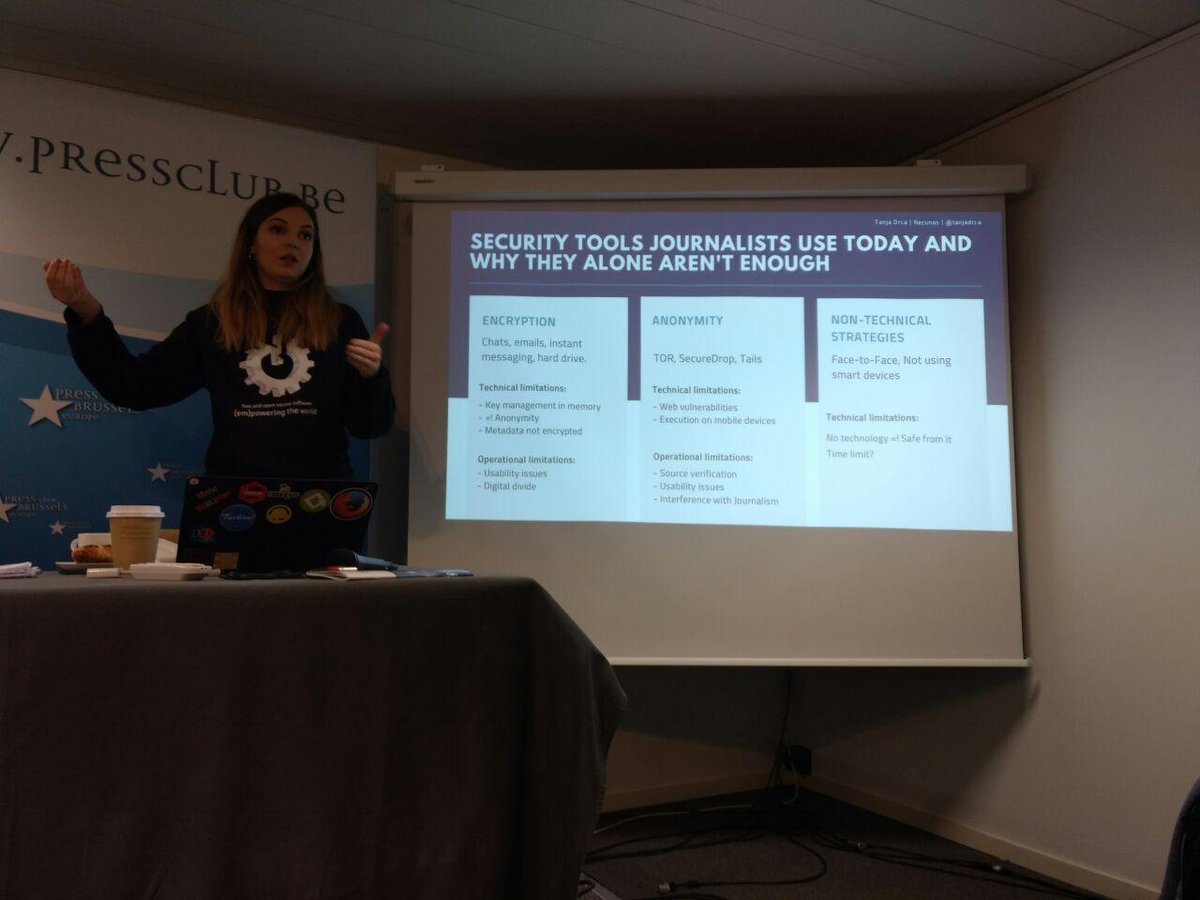 necunoscom's tweet photo. Thank you for hosting & active participation to #Infosec #HackForJournalism - We feel empowered to empower #journalism #Fosdem @EFJEUROPE @PressClubBXLEU @AEJBelgium @FactBar https://t.co/j2ZAjHciw4
