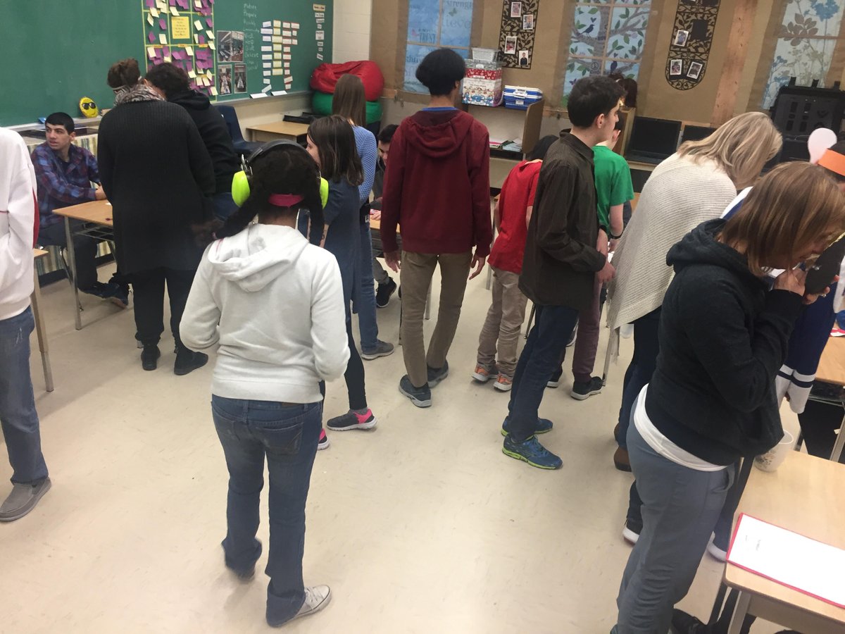 msgrayteacher's tweet image. Semester 1 Drama class came to a close today! These smart young men created characters, story lines, and set designs for their own show. They created portfolios and masks, and invited fellow students and teachers to see their hard work! @WestminsterSS #DevelopmentalEd #ArtsMatter