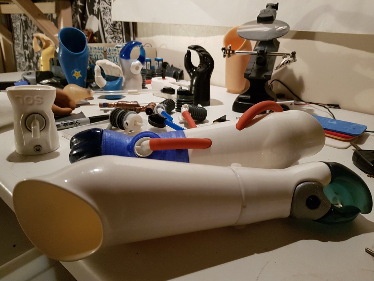 RSDesignSpark's tweet photo. When his son's arm was amputated at just 10 days old, Ben Ryan set out on a personal mission to improve his son's life with the help of 3D printing. https://t.co/IfnlnxJH2I #3DPrinting #Ambionics @ambionics_uk https://t.co/m7LXw8MdXT
