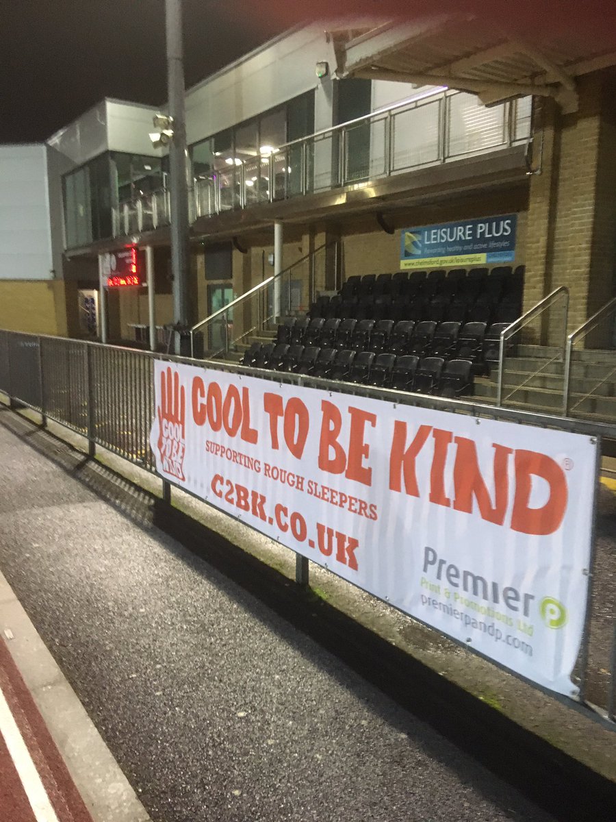 CoolToBeKind1's tweet photo. @BBCEssex @Burning_Codes @essexlive @OfficialClarets @Essex_Echo @ccfccommercial   Proud moment unveiling the new Cool to be Kind pitch side hoarding at CCFC. 👍 https://t.co/XIOb3VmBdD