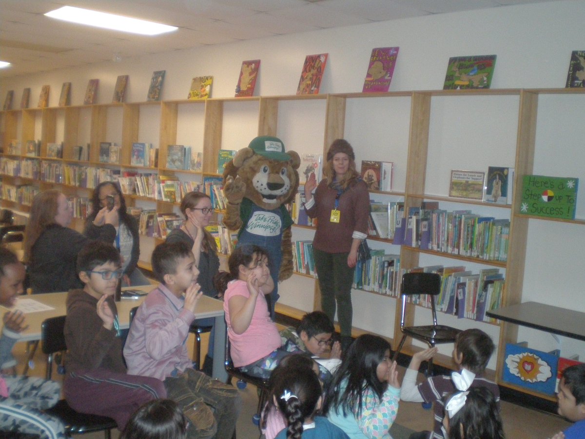 PjFast1's tweet photo. I Love to Read month guest readers, from Take Pride Winnipeg  wow the N-4 crowd https://t.co/vAm3Pc9qGt