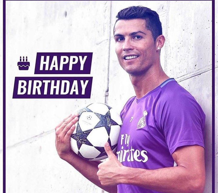 Happy birthday Cristiano Ronaldo and AA CR7 SsKr 