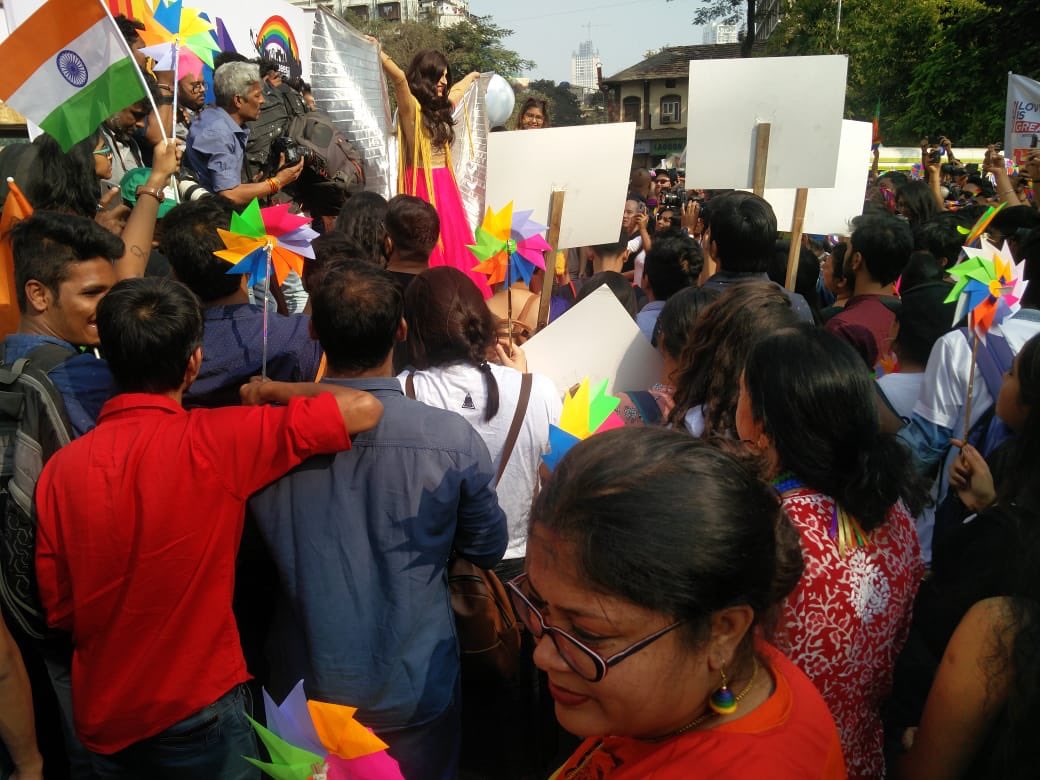 thedivasushant's tweet photo. Walked with my Daddy dearest at the LGBTQIA+ Pride parade in mumbai over the weekend. Thanks a lot dad for allowing me to be myself and always being such an amazing parent. #loveislove #whyhatelove @Parambirkaur @timesofindia @mid_day @MumbaiMirror @MissMalini @HumsafarTrust https://t.co/0Vi6G2sNt2