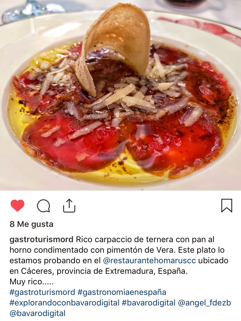 HomarusCC's tweet photo. Este año, República Dominicana 🇩🇴 acudió a FITUR para promocionar su intensa #gastronomía.
Pero también tuvieron tiempo para hacer un alto en #Cáceres y comer en #Homarus. Muchas gracias a #GastroturismoRD por confiar en nuestro trabajo y disfrutar de nuestra carta. https://t.co/ugCHFhzkVe