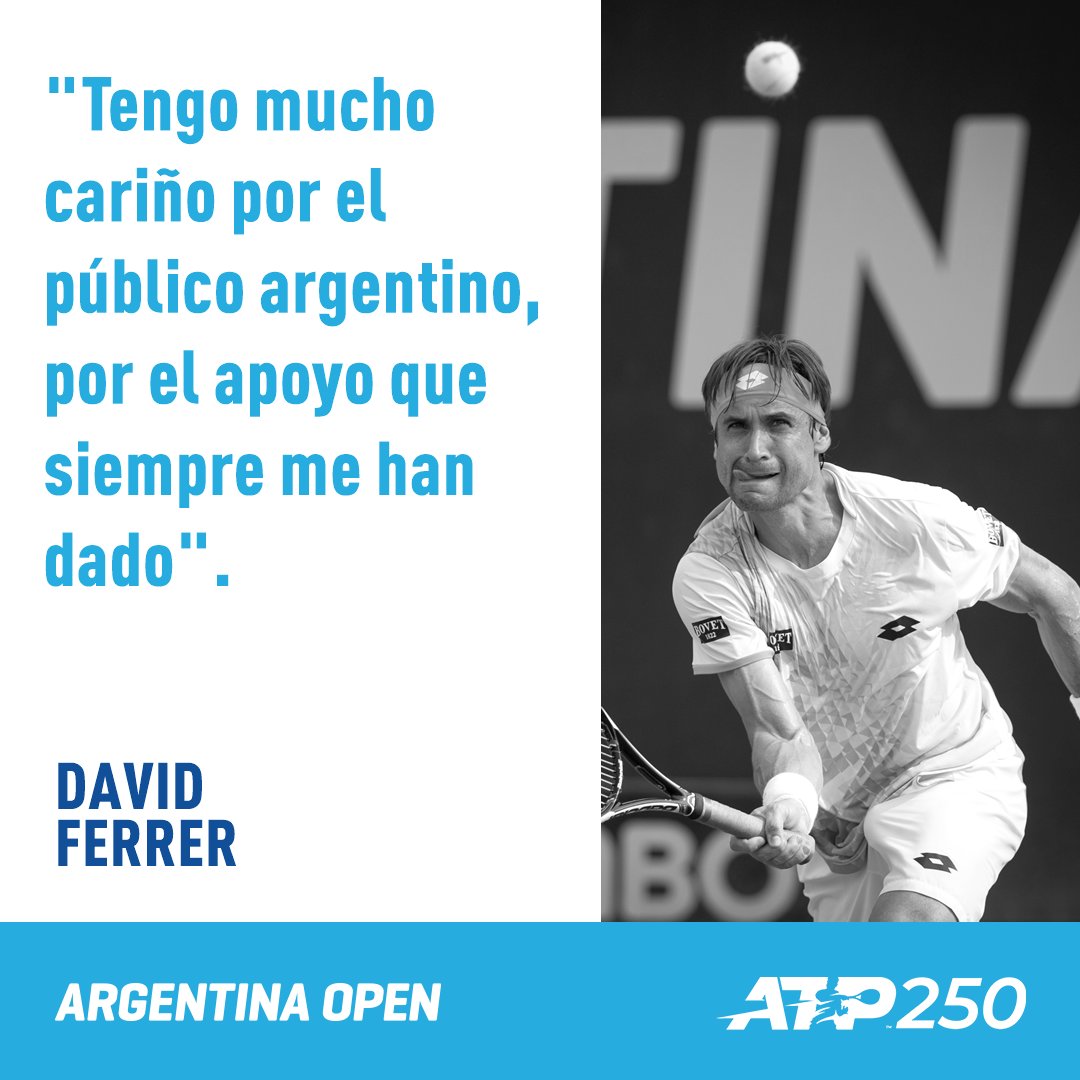 iebmasargopen's tweet photo. 🗣️ La última función de @DavidFerrer87 en Buenos Aires. 🇪🇸

#ArgOpen2019 🔜🇦🇷 https://t.co/RXs9o5Gihe