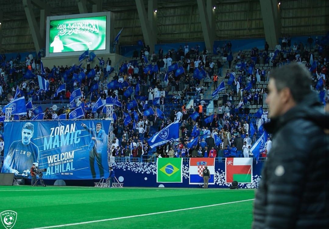 Nice way to start 👍🏻 Congratulations to my players on a great game and special thanks to the fans for an amazing welcome. #Alhilal 💙 #justgettingstarted