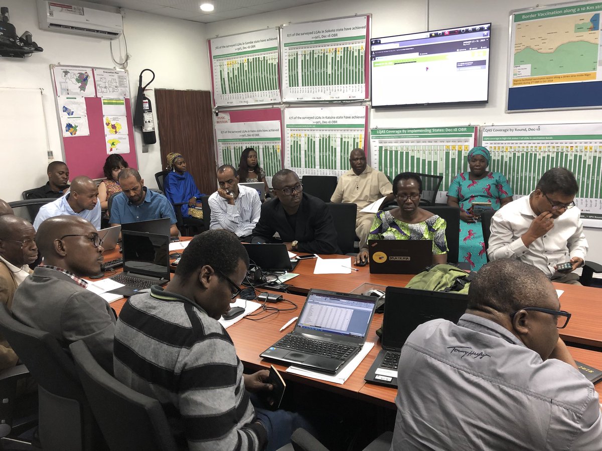 BrakaFiona's tweet photo. Polio EOC hosts delegation from South Sudan and Central Africa Republic on a learning mission to Nigeria on polio strategies in inaccessible areas. #EndPolio https://t.co/s8oVYvCBYx
