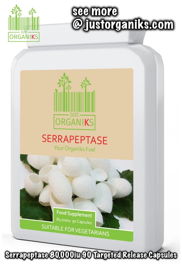 JOrganiks's tweet image. Serrapeptase 80,000iu 90 Targeted Release Capsules justorganiks.com/collections/he… #Serrapeptase #TargetedRelease #Capsules #heartsupport #justorganiks